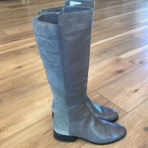 H by Halston Suede & leather Boots 👢